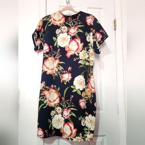 Blue dress with flower size 2X